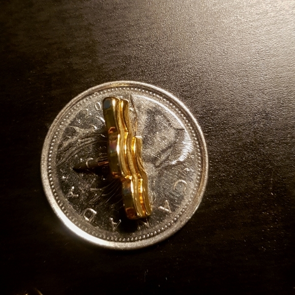 Golden Waves Icon/Logo Pin - Picture 4 of 4